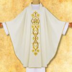 Embroidered Chasuble "IHS in a Frame"
