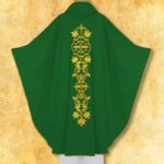 Embroidered Chasuble "IHS in a Frame"