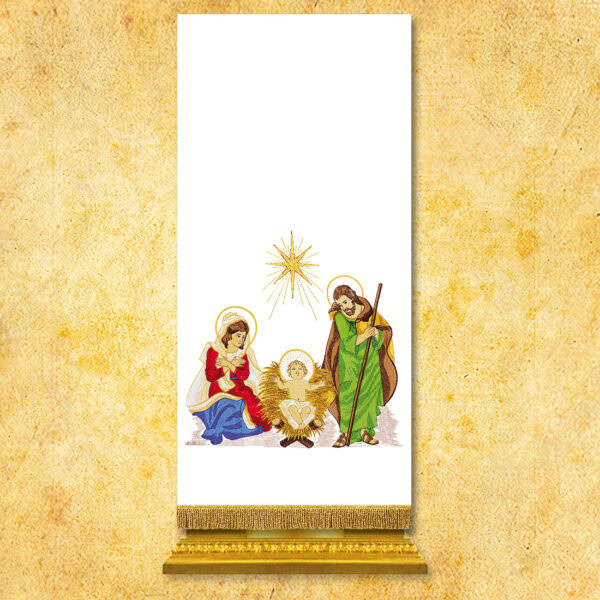 Embroidered "Holy Family" pall