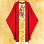 Chasuble with Embroidered Image of St. Adalbert