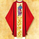 Chasuble with Embroidered Image of St. James the Apostle