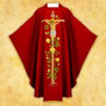 Embroidered chasuble "Jesus on the Cross"
