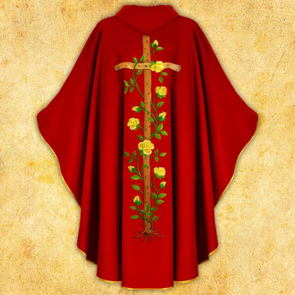 Embroidered chasuble "Jesus on the Cross"