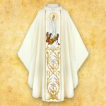 Chasuble with Embroidered Image "Our Lady of Fatima"