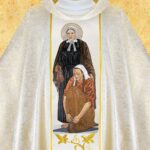 Chasuble with Embroidered Image of St. Faustina