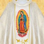 Chasuble with Embroidered Image of St. Faustina