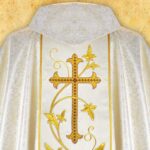 Chasuble with Embroidered Image of St. Faustina
