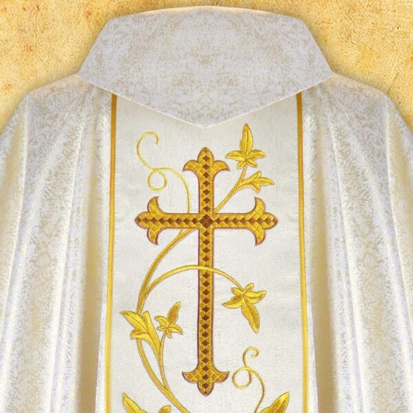 Chasuble with Embroidered Image of St. Faustina