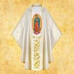 Chasuble with Embroidered Image of St. Faustina
