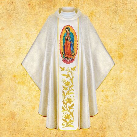 Chasuble with Embroidered Image of St. Faustina