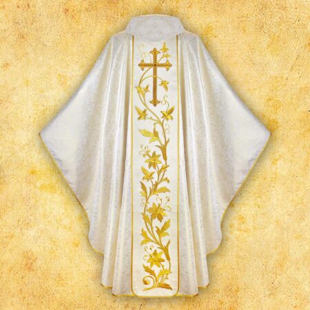Chasuble with Embroidered Image of St. Faustina