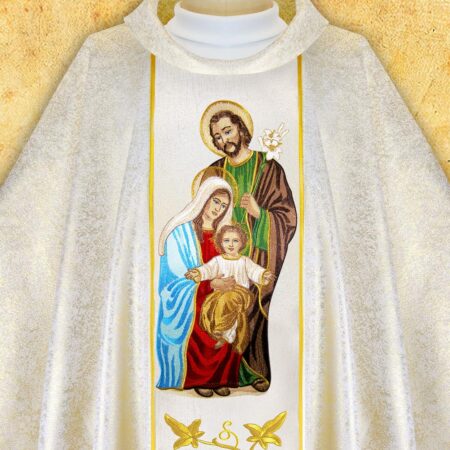 Chasuble with Embroidered Image of St. Hedwig
