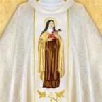 Chasuble with Embroidered Image of St. Hedwig