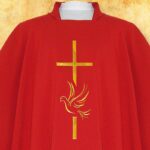 Embroidered chasuble "Holy Spirit"
