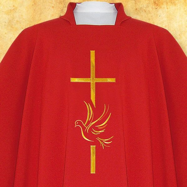 Embroidered chasuble "Holy Spirit"