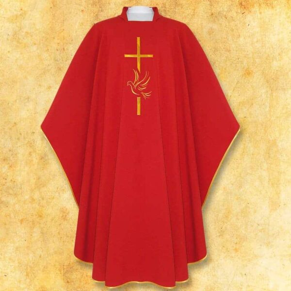 Embroidered chasuble "Holy Spirit"