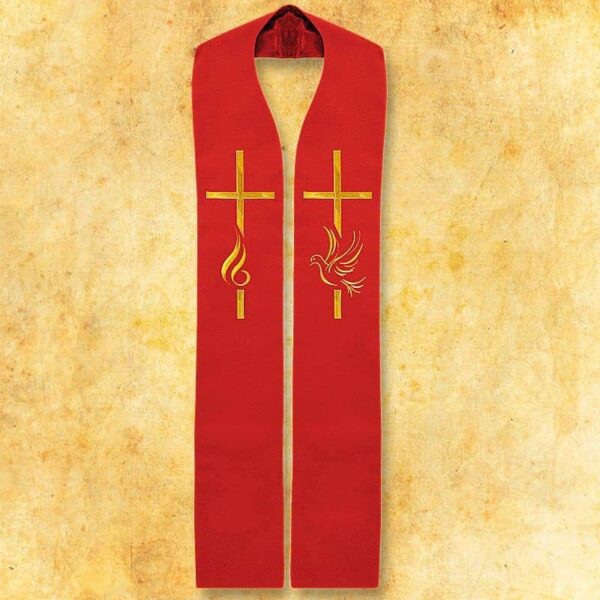 Embroidered stole "Holy Spirit"