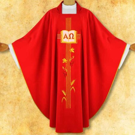 Embroidered Chasuble "Alpha Omega"