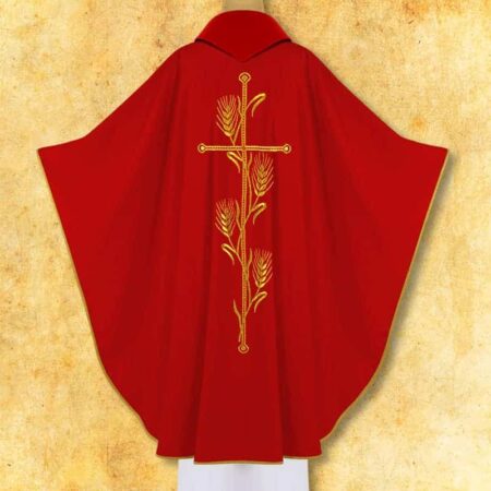 Embroidered Chasuble "Chalice with Ears of Corn"