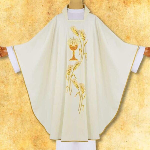 Embroidered Chasuble "Chalice with Ears of Corn"