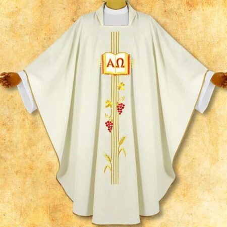 Embroidered Chasuble "Alpha Omega"