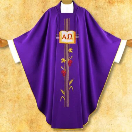 Embroidered Chasuble "Alpha Omega"