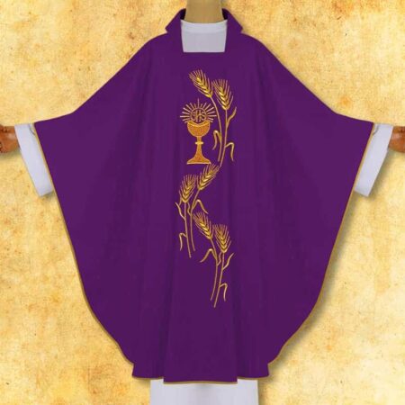 Embroidered Chasuble "Chalice with Ears of Corn"