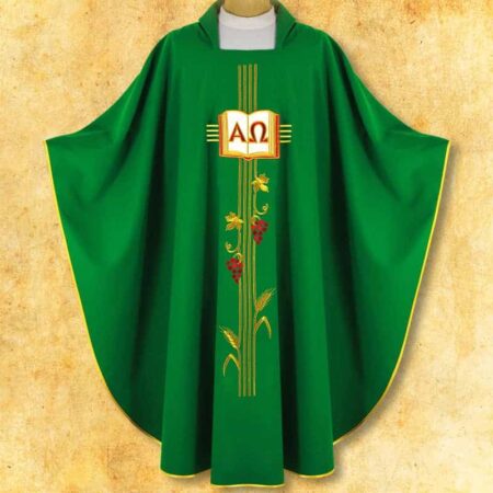 Embroidered Chasuble "Alpha Omega"