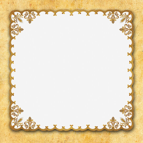 Embroidered Napkin "Italian Gold" 95x95