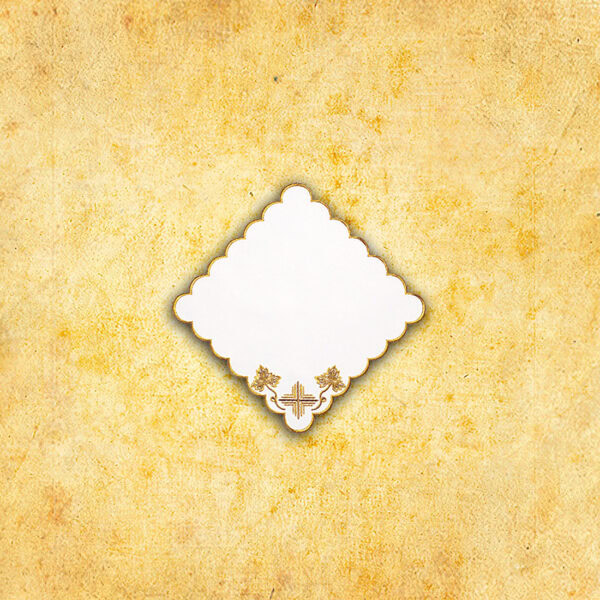 Embroidered napkin "Gold Brown" 32x32