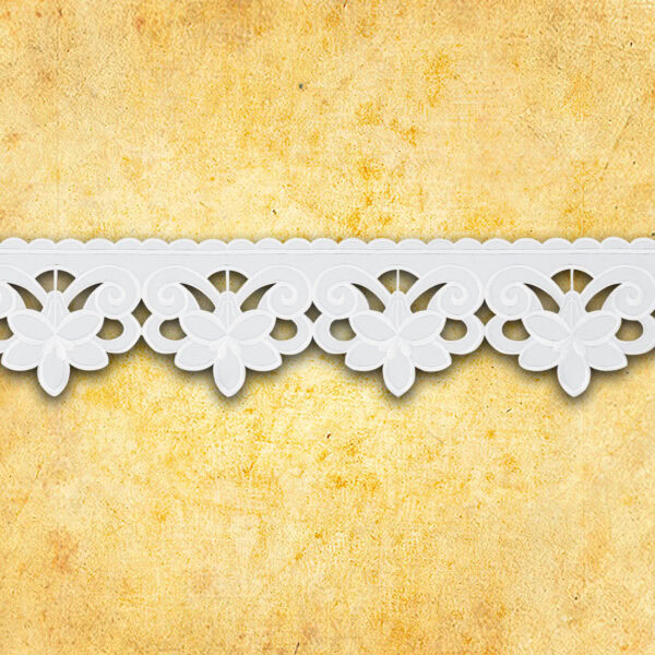 Embroidered lace "White Lily"