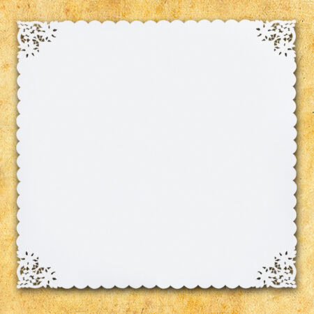 Embroidered napkin "Small Stained Glass" 95x95