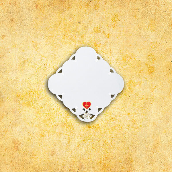 Embroidered napkin "Heart of Jesus" 32x32