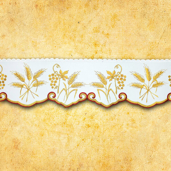 Embroidered lace "Alfa Omega"