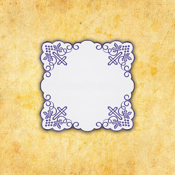 Embroidered napkin "Purple Grapes" 45x45