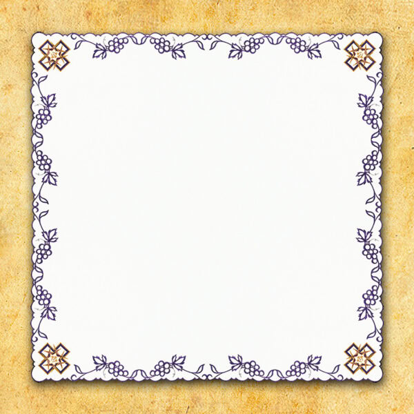 Embroidered napkin "Thorns" 95x95