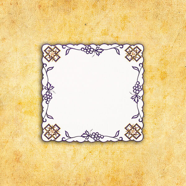 Embroidered napkin "Thorns Crosses" 45x45