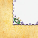 Embroidered napkin "Advent with Wreath" 45x45