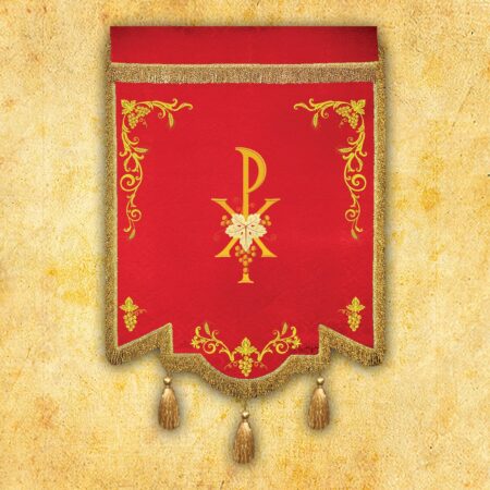 Embroidered banner - Our Lady of Częstochowa