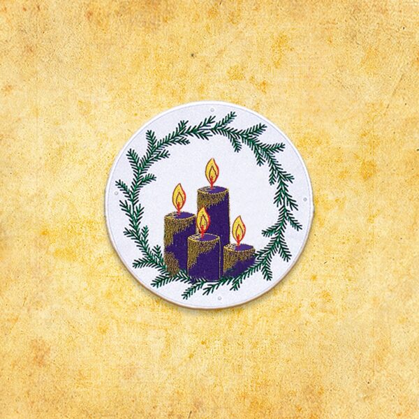 Aplikacja haftowana "Ślubna" Embroidered appliqué "Wedding"