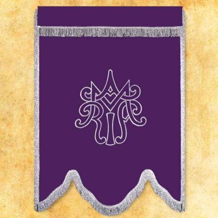 Mourning banner "Mother of God"