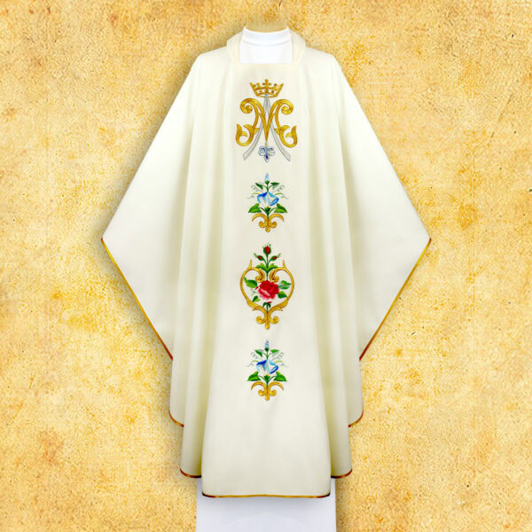 Embroidered lace "Santa Madonna"