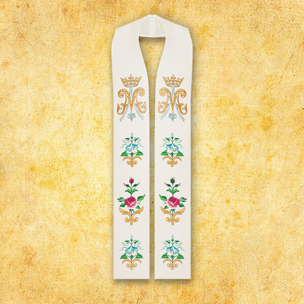 Embroidered lace "Santa Madonna"