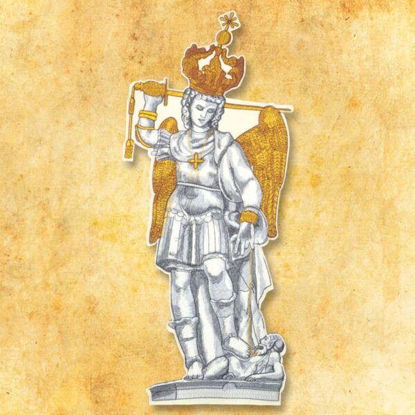 Embroidered appliqué "St. Anne"