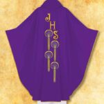 Embroidered chasuble "Advent"
