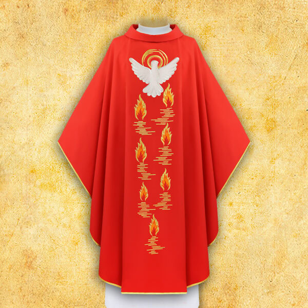 Embroidered chasuble "Holy Spirit"