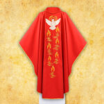 Embroidered chasuble "Holy Spirit"