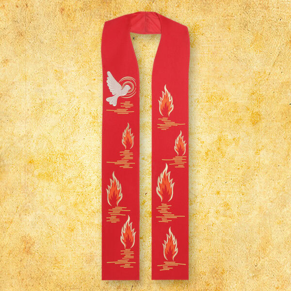 Embroidered stole "Holy Spirit"