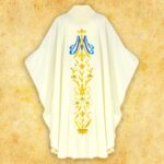 Embroidered Chasuble "Mary with Flowers"