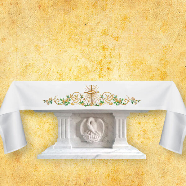 Primavera embroidered wedding stole